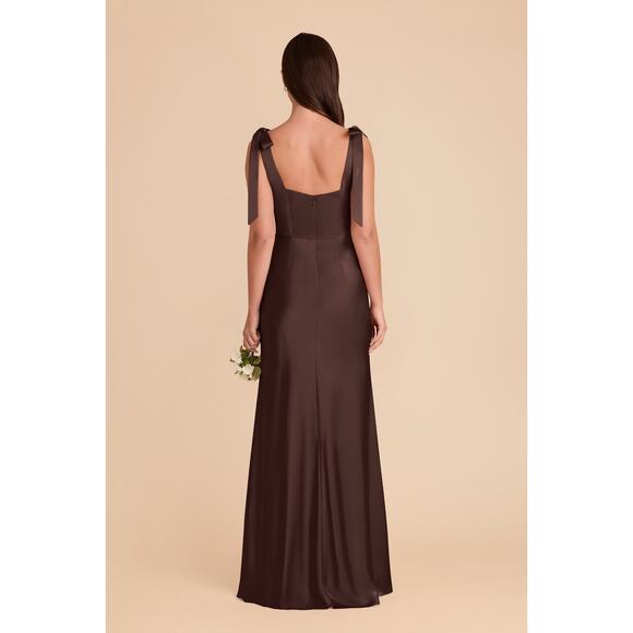 Birdy Grey Alex Matte Bridesmaid Dress – Espresso | Size M | NWT - Picture 3 of 10